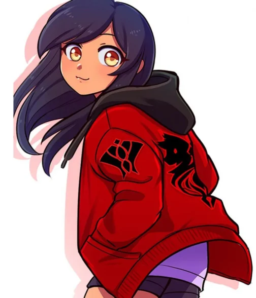 Aaron Lycan Aphmau Fleece Red Hoodie - Image 2