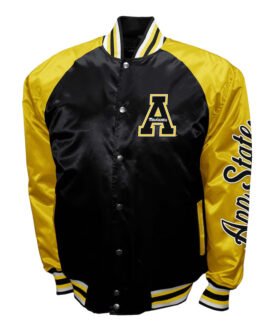 Appalachian State Mountaineers The Game Black Satin Jacket