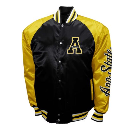 Appalachian State Mountaineers The Game Black Satin Jacket