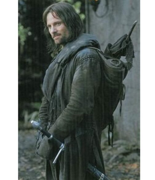 Aragorn The Lord of the Rings Leather Duster - Image 11
