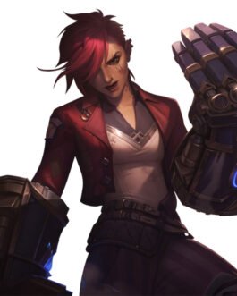 Red Arcane VI Leather Jacket