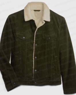 Riverdale Season 6 K.J. Apa Sherpa Corduroy Green Jacket