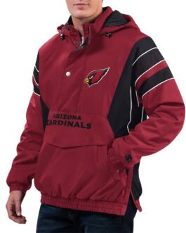 Home Team Arizona Cardinals Half-Zip Hoodie Jacket