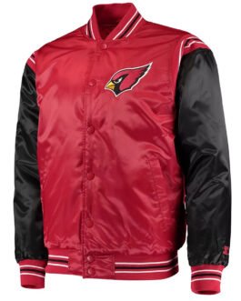Arizona Cardinals Enforcer Satin Red/Black Jacket