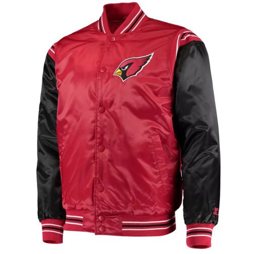 Arizona Cardinals Enforcer Satin Red/Black Jacket