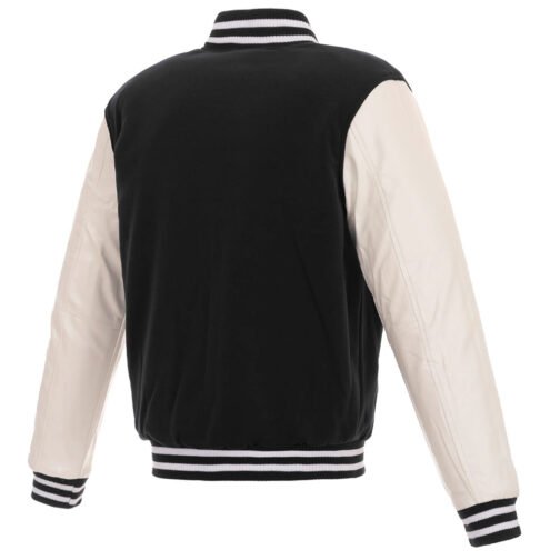 Arizona Cardinals Varsity Black and White Jacket - Image 2