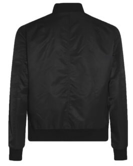 Black Arizona Coyotes Lightweight Nylon Bomber Jacket
