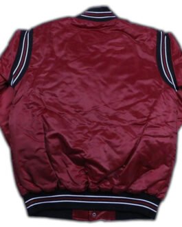 Arizona Coyotes Maroon Satin Jacket