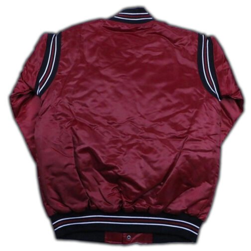 Arizona Coyotes Maroon Satin Jacket - Image 2