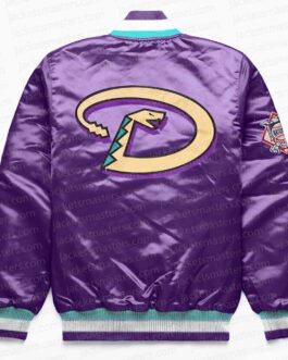 Arizona Diamondbacks Exclusive Purple Satin Jacket