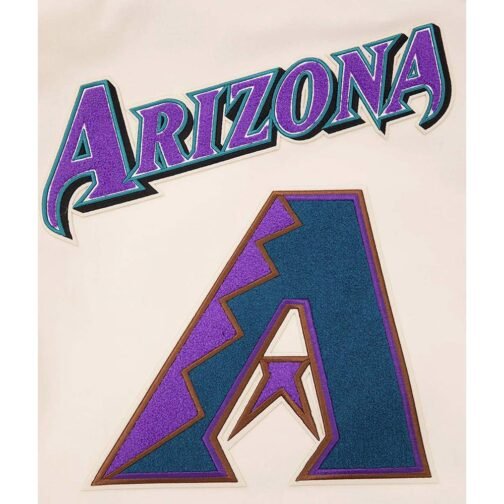 Arizona Diamondbacks Retro Classic Rib Varsity Jacket - Image 5