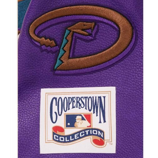 Arizona Diamondbacks Retro Classic Rib Varsity Jacket - Image 7