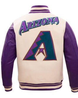 Arizona Diamondbacks Retro Classic Rib Varsity Jacket