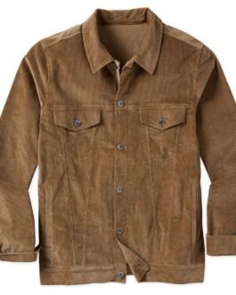 Max Casella Tulsa King Brown Corduroy Jacket