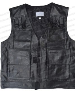 Predator Arnold Schwarzenegger Leather Vest