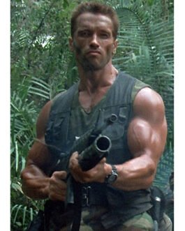 Predator Arnold Schwarzenegger Leather Vest