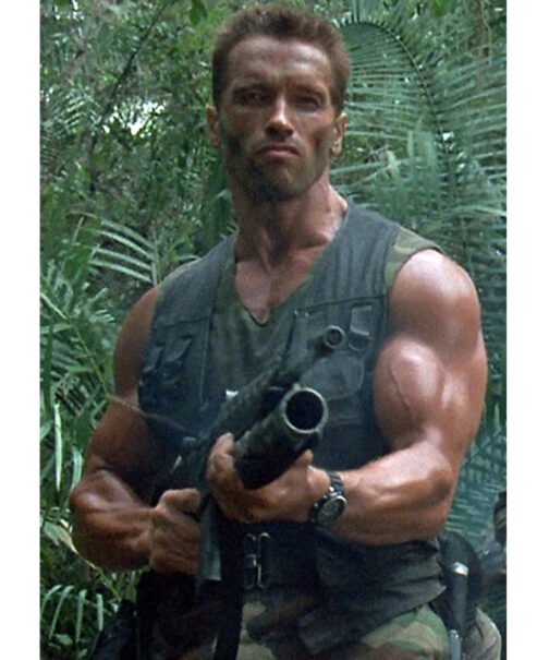 Predator Arnold Schwarzenegger Leather Vest - Image 2