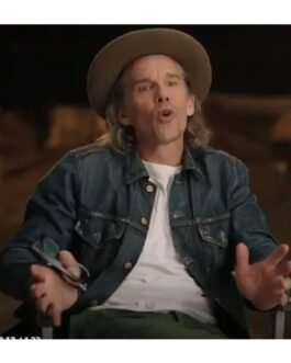 Ethan Hawke Moon Knight Denim Blue Jacket