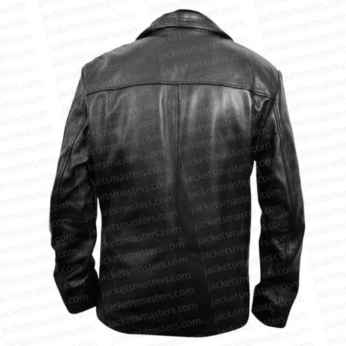 Arthur Morgan RDR2 Black Leather Blazer - Image 3