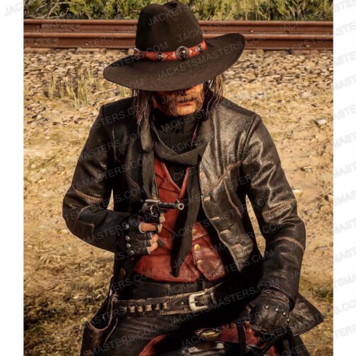 Arthur Morgan RDR2 Brown Leather Coat - Image 2