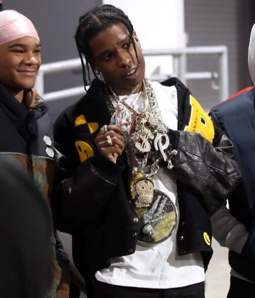 ASAP Rocky Flacko Testing in Progress Varsity Jacket - Image 11