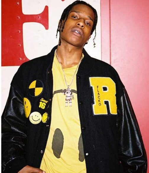 ASAP Rocky Flacko Testing in Progress Varsity Jacket - Image 13