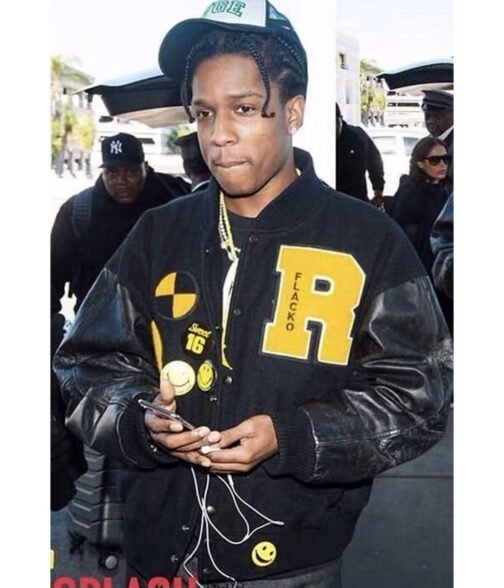 ASAP Rocky Flacko Testing in Progress Varsity Jacket - Image 7