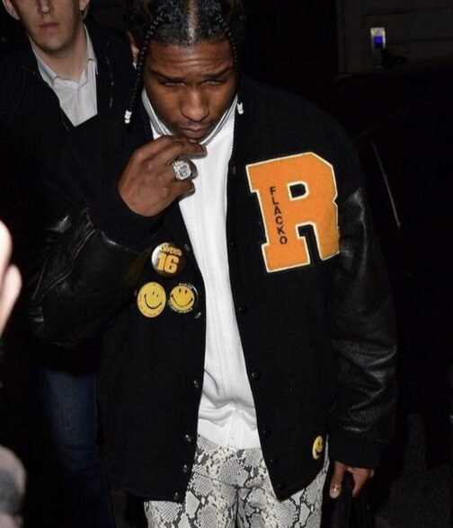 ASAP Rocky Flacko Testing in Progress Varsity Jacket - Image 12