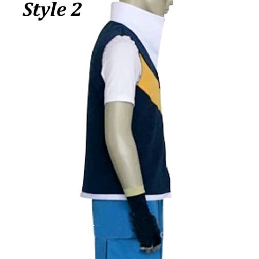 Ash Ketchum Pokemon Cotton Blue Vest - Image 7