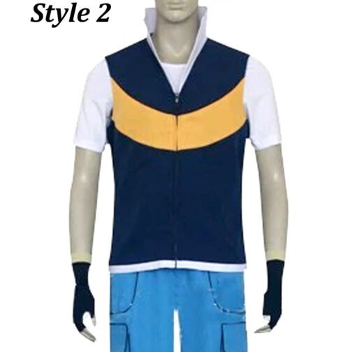 Ash Ketchum Pokemon Cotton Blue Vest - Image 2