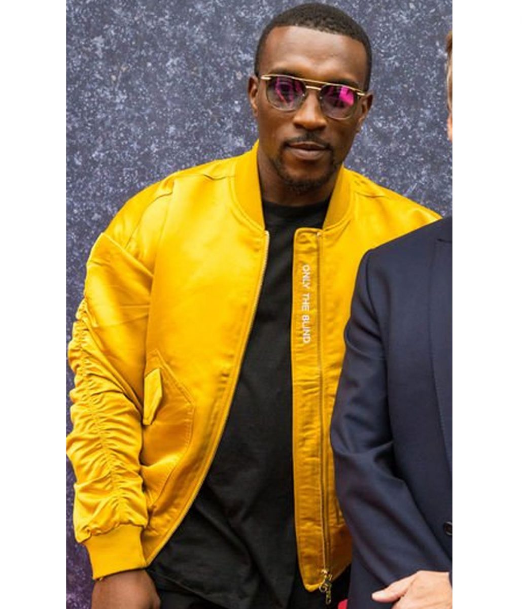 Ashley Walters Top Boy Season 3 Bomber Yellow Jacket - Image 4