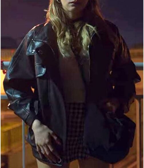 As the Crow Flies Miray Daner Black Leather Jacket