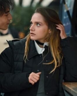 As The Crow Flies Miray Daner Black Puffer Jacket
