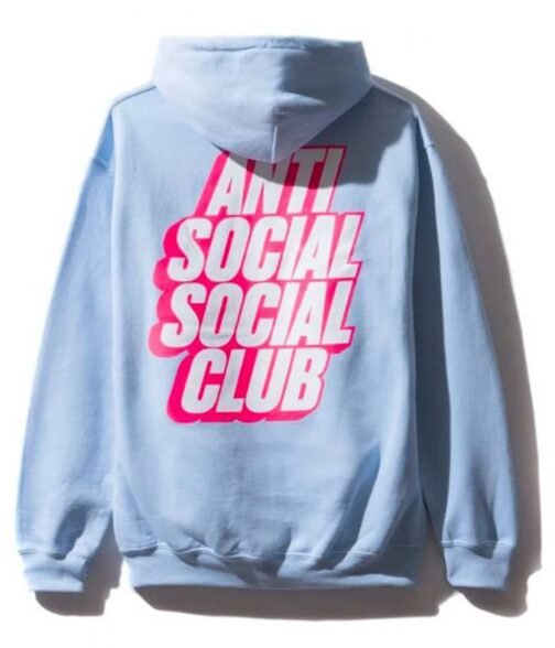 Anti Social Social Club Pullover  Blue Hoodie