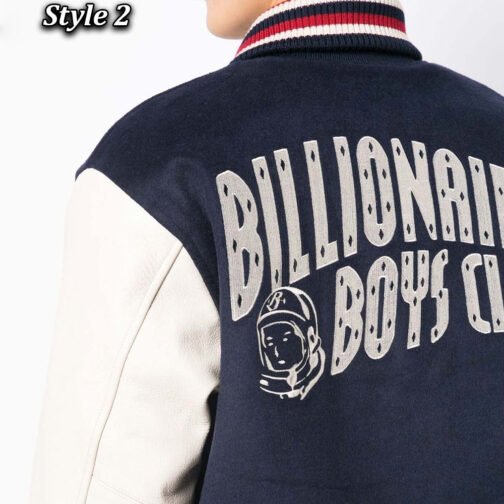 Billionaire Boys Club Astro Bomber Blue and White Jacket - Image 9