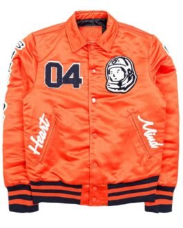 Billionaire Boys Club Astro Classic Satin Orange Jacket