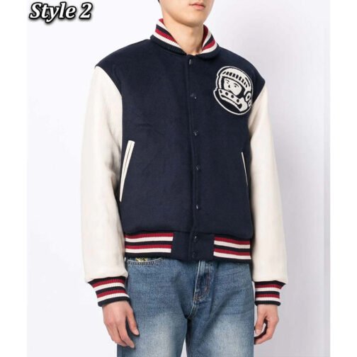 Billionaire Boys Club Astro Bomber Blue and White Jacket - Image 8