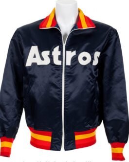 Houston Astros 1980’s Bomber Satin Jacket
