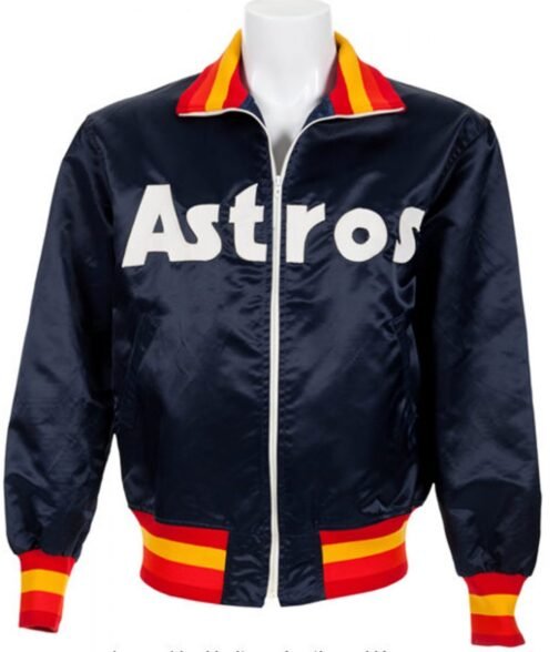 Houston Astros 1980’s Bomber Satin Jacket