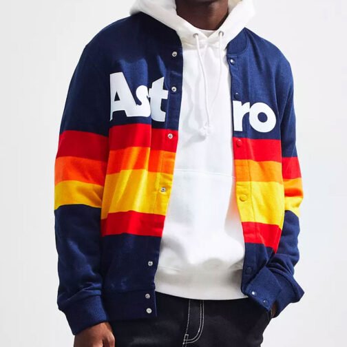 Houston Astros 1986 Blue Bomber Sweater - Image 3