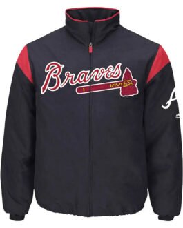 Atlanta Braves On-Field Navy Jacket