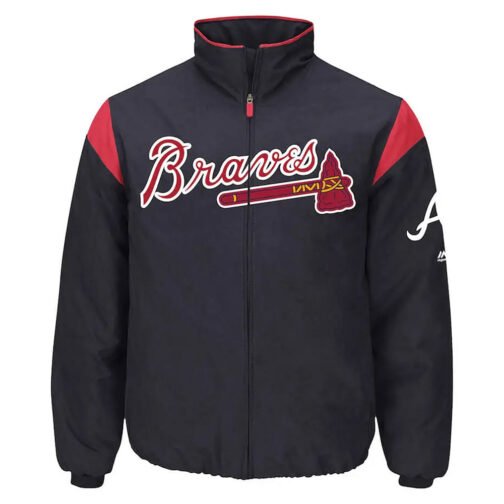 Atlanta Braves On-Field Navy Jacket