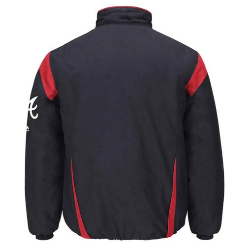 Atlanta Braves On-Field Navy Jacket - Image 2