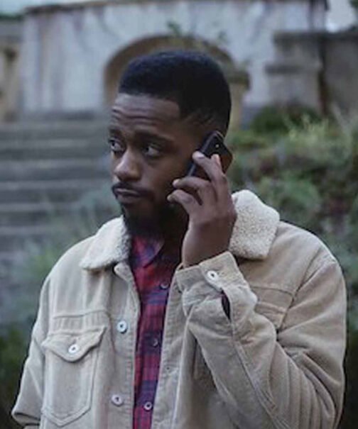 Lakeith Stanfield Atlanta Jacket with Fur Collar - Image 5