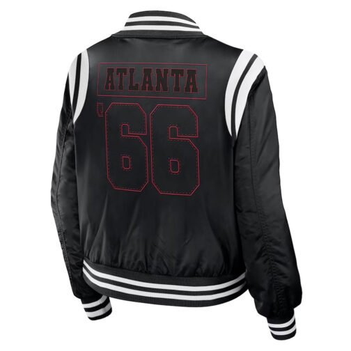Atlanta Falcons Black Bomber Full-Zip Jacket - Image 2
