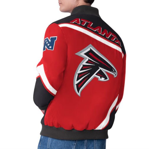 Atlanta Falcons Maximum Racing Red Jacket - Image 2