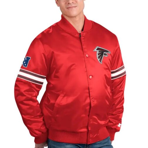 Pick and Roll Atlanta Falcons Satin Jacket