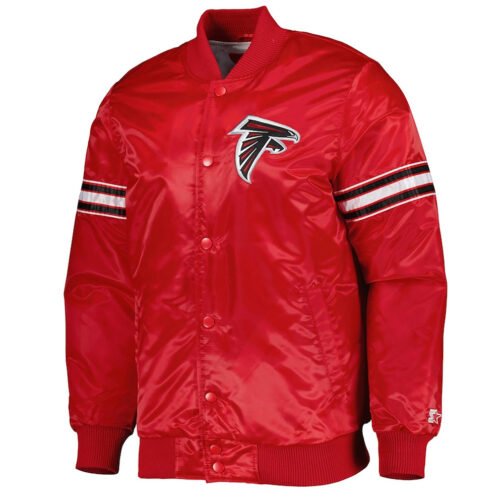 Pick and Roll Atlanta Falcons Satin Jacket - Image 5