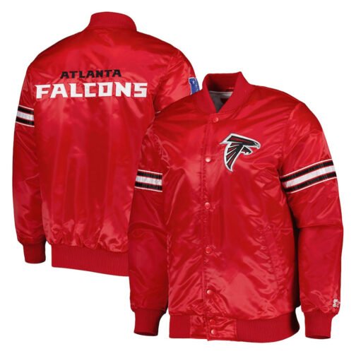 Pick and Roll Atlanta Falcons Satin Jacket - Image 7
