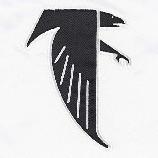 Atlanta Falcons The Power Forward White Satin Jacket - Image 4